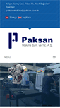 Mobile Screenshot of paksan.com.tr